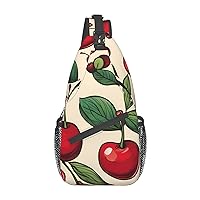 Merry Christmas Cute Snowman 1 Printed Canvas Sling Bag Crossbody Backpack, Hiking Daypack Chest Bag For Women Men