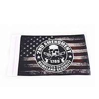 Motorcycle Flags Homeland Security 5.5 x 9 Inches with 3/8