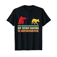 Coyote hunting RETRO education is important mixed T-Shirt