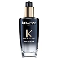 KERASTASE Chronologiste Huile De Parfum Hair Oil | Nourishing Hair Oil with Fragrance | Provides Shine | With Hyaluronic Acid & Vitamin E | For Dry Scalp & Dry, Damaged Hair Types