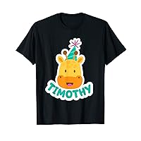 Timothy Personalised Funny Happy Birthday Gift Idea T-Shirt