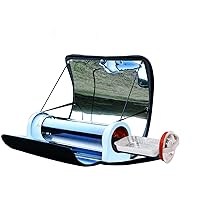 Portable Solar Oven BBQ Cooker, Solar Stove Cooker with 4.5L Large Capacity, Solar Oven Sun Cooker Foldable Camping Stove with Thermometer for Outdoor Camping Backpacking Hiking Familiy Party