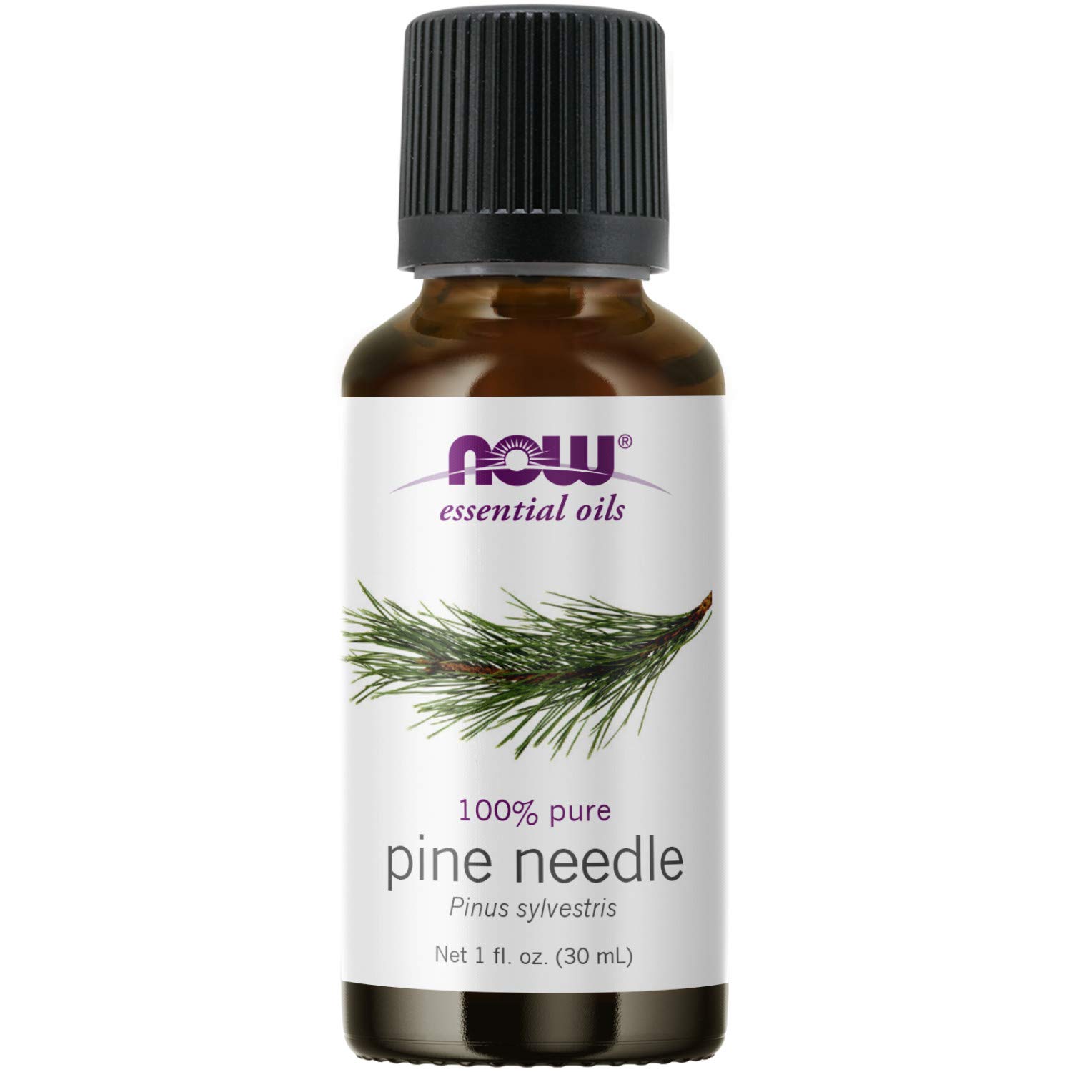 NOW Essential Oils, Pine Needle Oil, Purifying Aromatherapy Scent, Steam Distilled, 100% Pure, Vegan, Child Resistant Cap, 1-Ounce