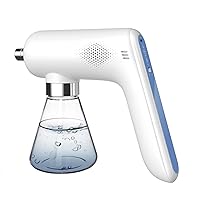 Ozone Disinfectant Fogger Machine (2th Gen Pro 2022 Release) O3 Generator Removable Nozzle Air/Odor Clean Handheld ULV Cordless Electric Nano Sanitizer Spray Gun For Touchless Sanitization Deodorate