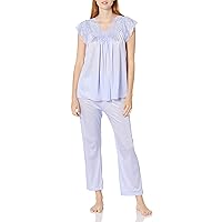Shadowline Women's Silhouette Short Cap Sleeve Pajama Set