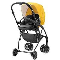 Combi AttO Baby Stroller (AT) Type-S SG Standard Compliant, Yellow, 1 Month and Up