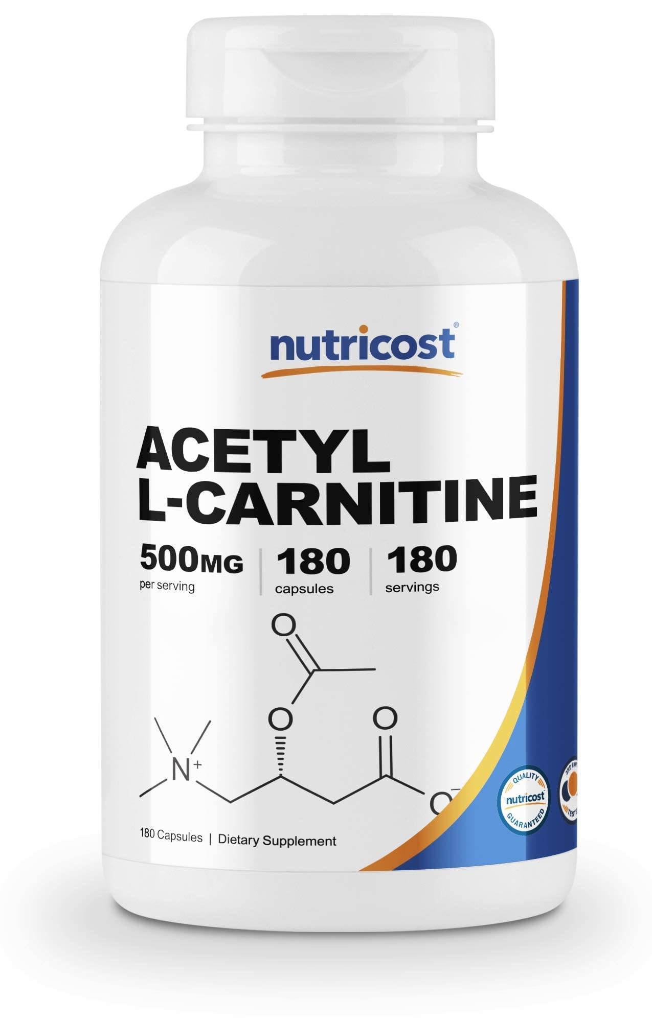 Nutricost Alpha Lipoic Acid 600mg, 240 Caps & CoQ10 100mg, 120 Caps & Acetyl L-Carnitine 500mg, 180 Caps