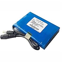 12V 5000Mah Rechargeable Lithium Battery Pack, 12 Volts Protable Lithium Battery, for Led Light Strip/Alarm Systems/Outdoor Devices Backup Battery