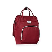 Everest unisex adults Friendly Mini Handbag Fashion Backpack, Burgundy, One Size US