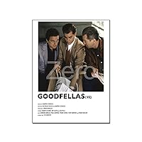 DNCVTTY Goodfellas Movie Poster Home Living Room Wall Decoration Minimalist Poster1 Canvas Painting Posters And Prints Wall Art Pictures for Living Room Bedroom Decor 20x26inch(51x66cm) Unframe-style