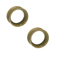 KAOS BRAND: Pair of Avocado Silicone Double Flared Skin Eyelets