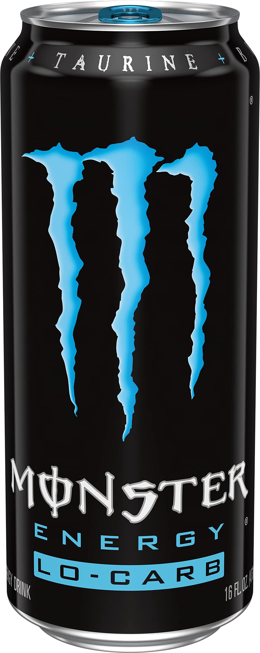 Monster Energy, Lo-Carb Monster, Low Carb Energy Drink, 16 Ounce (Pack of 24)