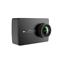 YI 4K Action and Sports Camera, 4K/30fps Video 12MP Raw Image with EIS, Live Stream, Voice Control - Black