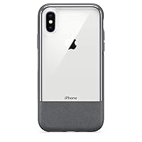 OTTERBOX STATEMENT SERIES Case for iPhone Xs - LUCENT STORM (CLEAR/CASTLEROCK/PEWTER)