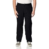 Nautica Men's Big and Tall Twill Flat-Front Pant