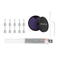Dermaflage Scar Filler Kit - Medium - Deep Scar Cover and Waterproof Concealer for Acne Scars Wrinkles, and Ice Pick Scars Makeup, 1 mo supply