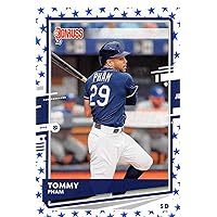 2020 Donruss Independence Day #174 Tommy Pham San Diego Padres Official MLB PA Baseball Trading Card in Raw (NM or Better) Condition