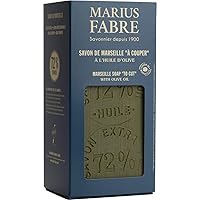 Marius Fabre Olive Oil Marseille Soap Block with Soap Cutter 35.2 Ounces