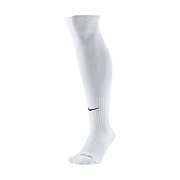 Nike Cushioned knee high SX5728-100; unisex sports socks, white, 38-42 EU (5-8 UK).