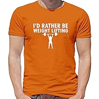 I'd Rather Be Weightlifting - Mens Premium Cotton T-Shirt