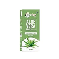 Nutriorg Pure Aloe Vera Juice | 16.09 Fl. Oz (500 ml) | Real Aloe Whole-Leaf | Rich in Vitamin | No Added Water | Digestive Care | Natural Organic Drink