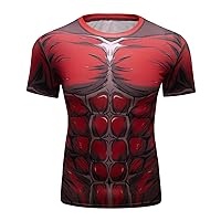 Men's Compression Armor Fitness Shirt Sport Running Short Sleeve