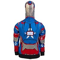 Iron Man - Patriot I Am Costume Zip Hoodie - 2X-Large