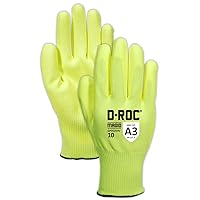 MAGID Safety D-ROC DuraBlend PU Palm Coated Gloves, 8