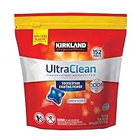 Ultra Clean HE Laundry Detergent Pacs with Patented Catch & Release Technology - 152 ount