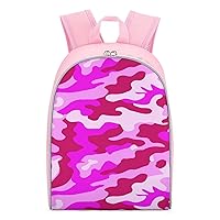 Pink Camo Travel Laptop Backpack 13 Inch Lightweight Daypack Causal Shoulder Bag