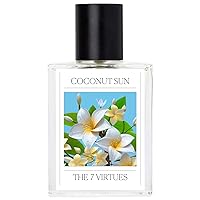 The 7 Virtues Coconut Sun Eau de Parfum 1.7 oz Natural Ingredients Perfume NEW