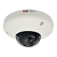 E97 10MP Indoor Mini IP Dome Camera: Basic WDR, Fixed lens, f3.6mm/F1.8, H.264, 1080p/30fps, DNR, Local Storage, PoE, IK08, 3yr