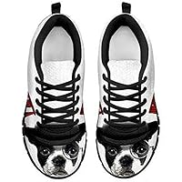Artist Unknown Amazing Boston Terrier Print Men's Casual Sneakers