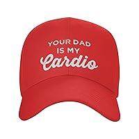 Your Dad is My Cardio Adults Baseball Cap Women's Snapback Hat Adjustable Men's Casquette