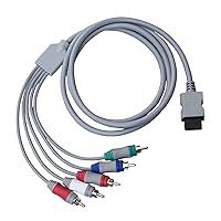 Component Cable for Wii for Wii U Multi Out 5RCA 480P HD Audio Video Cable 6 Feet
