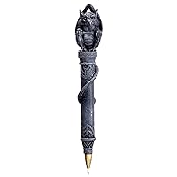 Design Toscano Gargoyles & Dragons: Edric Sculptural Pen, 1 Count (Pack of 1), Greystone