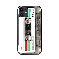 for iPhone SE 2022 / iPhone SE 2020 / iPhone 7 / iPhone 8 Case, Soft TPU Phone Case Music Classic Cassette Tape Retro 80’s Type Case for Girls Women, Slim Shockproof Protective Cover White