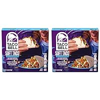 Soft Taco Dinner Kit with 10 Soft Tortillas (Taco Bell Mild Sauce & Seasoning, 14.6 oz Box) (Pack of 2)