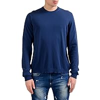Men's Navy Blue Crewneck Pullover Sweater US 2XL IT 56;
