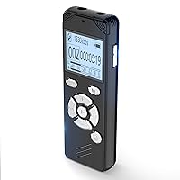 32GB Digital Voice Recorder with Playback for Lectures Meetings, Voice Activated Recording Device with USB Rechargeable,Password