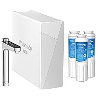 Waterdrop X12 Reverse Osmosis System with Waterdrop UKF8001 Refrigerator Water Filter 4, Replacement for Whirlpool® EDR4RXD1, EveryDrop® Filter 4, Bundle