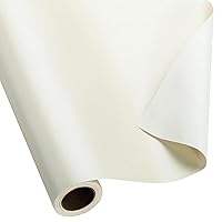 Retrify Off White Wrapping Paper Roll, 17 Inches x 32.8 Feet Pearly Lustre Gift Wrap Paper for Wedding Bridal Shower Birthday Valentine's Day