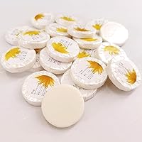 10G0.35Ounce Round Soap Personal Skin Care for Mini Travel Portable Smelly Hands Body Bathing rich foam (10pieces)