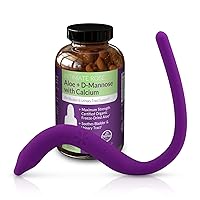 Freeze Dried Aloe Vera Supplement with Added D-Mannose & Calcium Pelvic Wand Trigger Point & Tender Point Release for Pelvic Floor Muscles