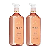 Bath & Body Works Champagne Toast Deep Cleansing Hand Soap 2 Pack 8 oz. (Champagne Toast)
