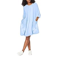 Holiday Dresses for Women 2023, Long Sleeve Cocktail for Womens Beach Tunic Classic Spring Solid Baggy Evening