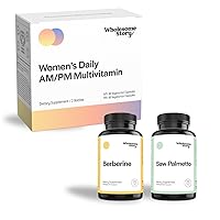 Hair, Skin, & Nails Bundle: Berberine Supplement 1500mg | Saw Palmetto for Men & Women | Premium Bioavailable Daily Multivitamin for Women with Iron, Folate, Calcium, Omega-3 DHA & Vitamin D