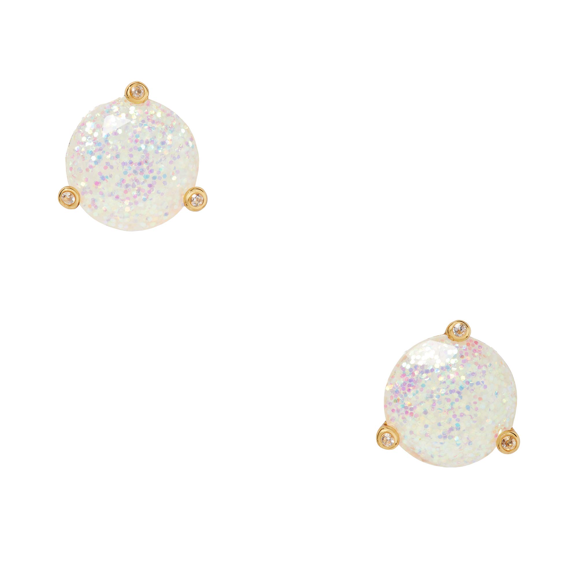 Kate Spade Glitter Round Opaque Earrings