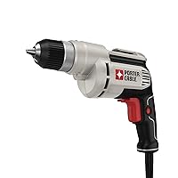 PORTER-CABLE Corded Drill, Variable Speed, 6-Amp, 3/8-Inch (PC600D)