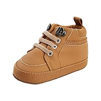 Kangaroos for Boys Toddler Boys and Girls Booties Little Kid Shoes Short Boots Casual Boys Winter Boot Size 5 (WJB-Brown, 6-12)